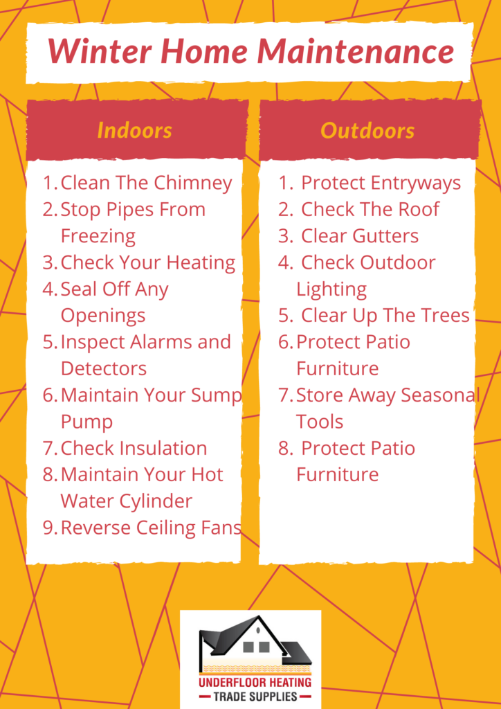 winter maintenance checklist