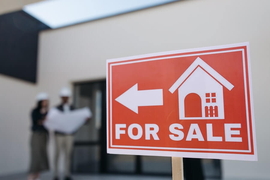 a house for sale sign