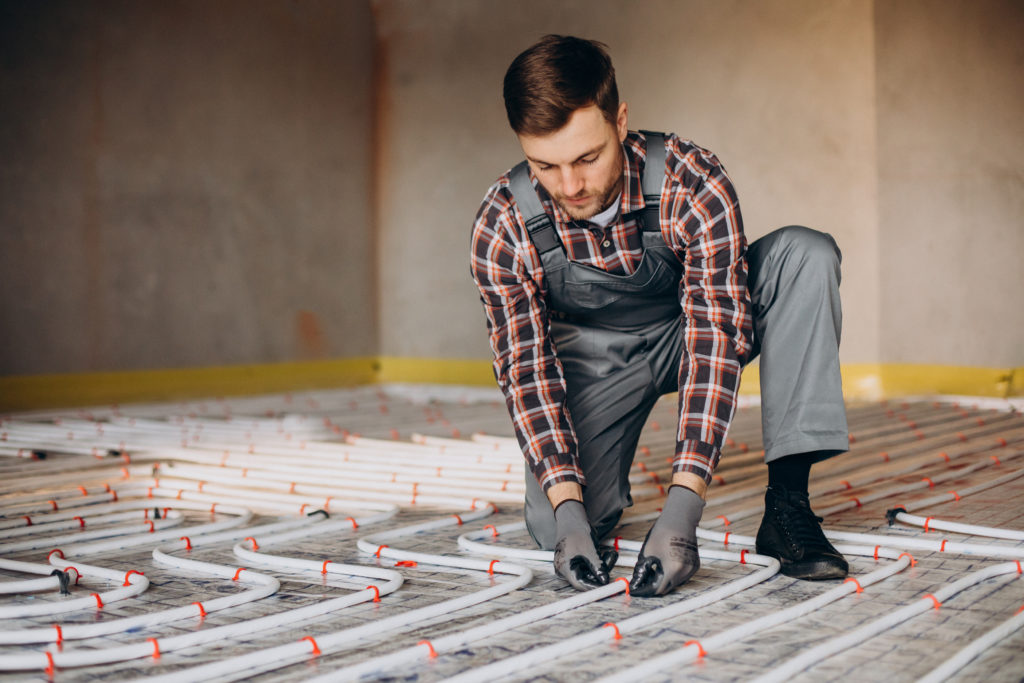 underfloor heating leak