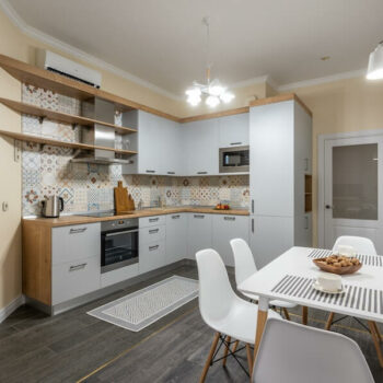 kitchen with energy efficient heating