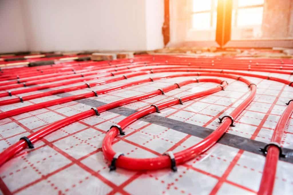 how thick is underfloor heating