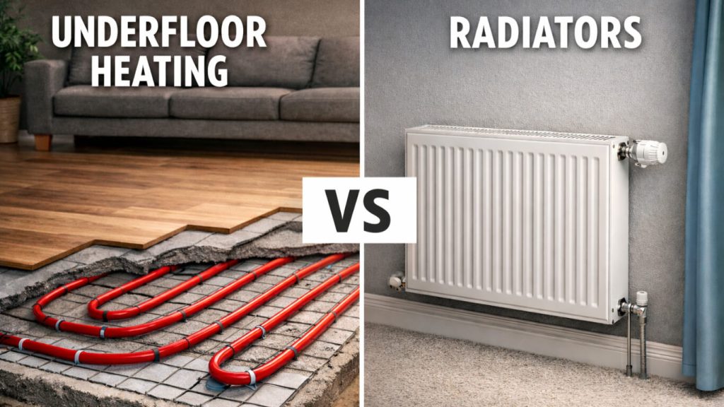 underfloor heating vs radiators