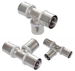 20mm Equal Tee Novatherm™ Crimp Fitting