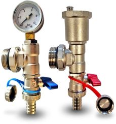 Manifold Fill/Drain Valves With Auto Air Vent