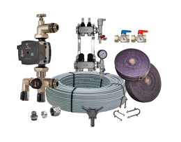 Wet 40m² Underfloor Heating Kit 