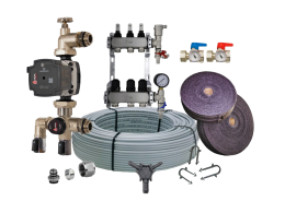 Wet Underfloor Heating Kit 50 Sq Mtr