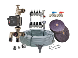 Wet 70m² Underfloor Heating Kit