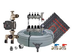 Novatherm Low Profile Retrofit 43m² Underfloor Heating Kit