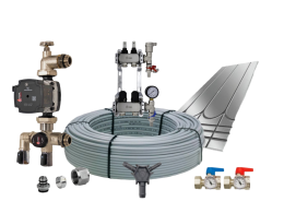 Novapro Overlay Dual Purpose Wet Underfloor Kit - 20m2