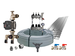 Novapro Overlay Dual Purpose Wet Underfloor Kit - 40m2