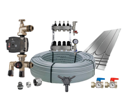 Novapro Overlay Dual Purpose Wet Underfloor Kit - 50m2