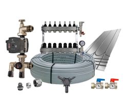 Novapro Overlay Dual Purpose Wet Underfloor Kit - 100m2