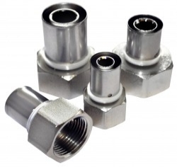 Demountable Crimp Female Straight Union